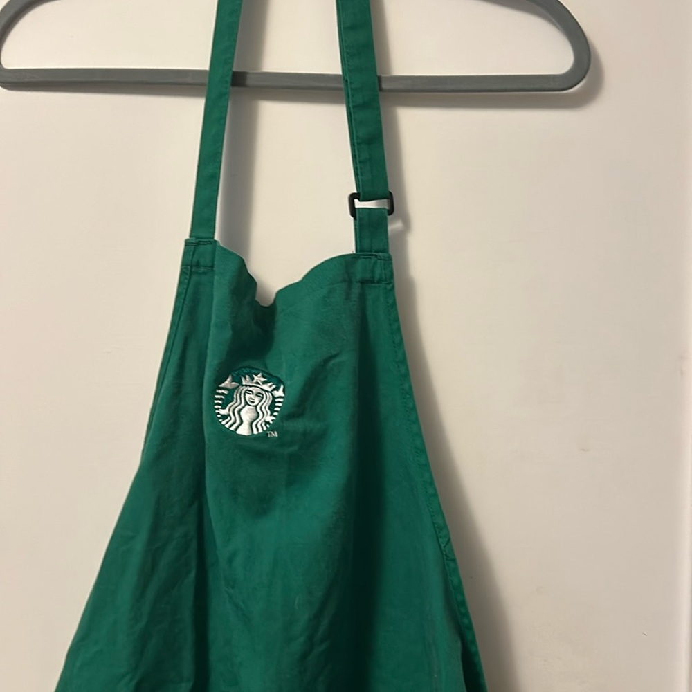 Real Starbucks green apron